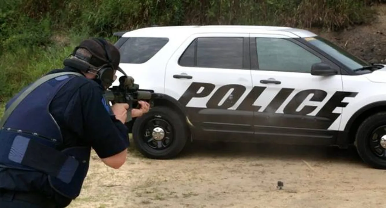 Ford makes police car doors that stop armor-piercing bullets