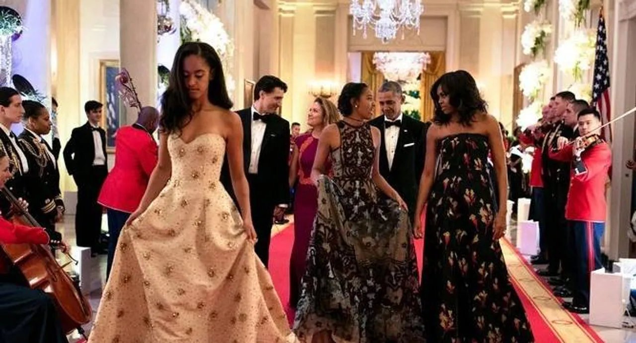 Malia-Sasha Obama stun all at their First State Dinner