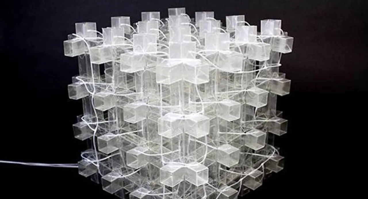 New foldable material can change size, volume, shape