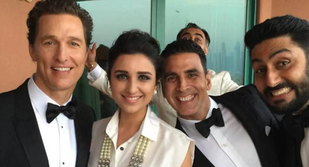 Bolly-Holly Pic: Parineeti Chopra, Matthew McConaughey, Akshay Kumar, Abhishek Bachchan!