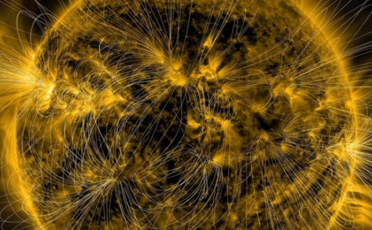 NASA releases mesmerizing image of Sunâ€™s magnetic field