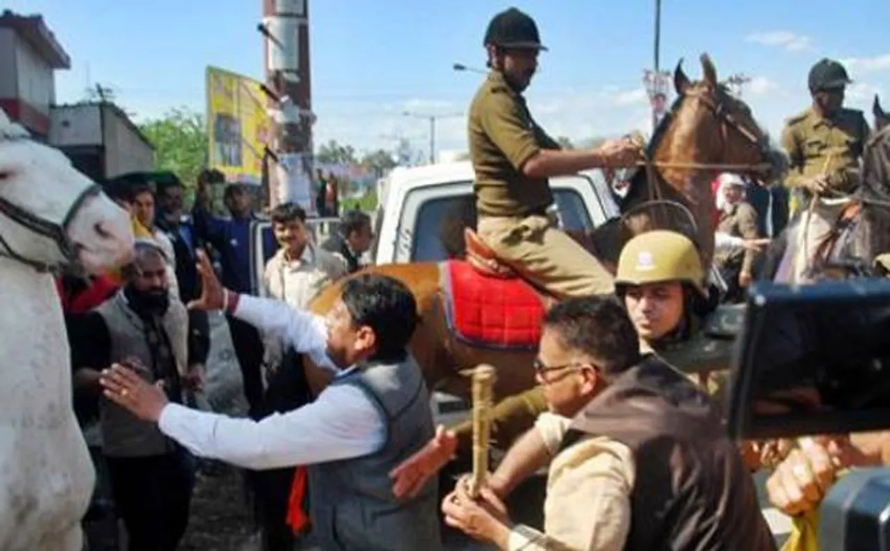 BJP MLA Ganesh Joshi, accused of thrashing horse â€˜Shaktimanâ€™, arrested  