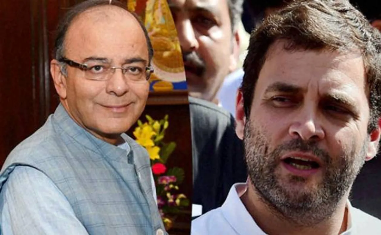 Speaker issues notices to rebel Cong MLAs, Jaitley, Rahul spar