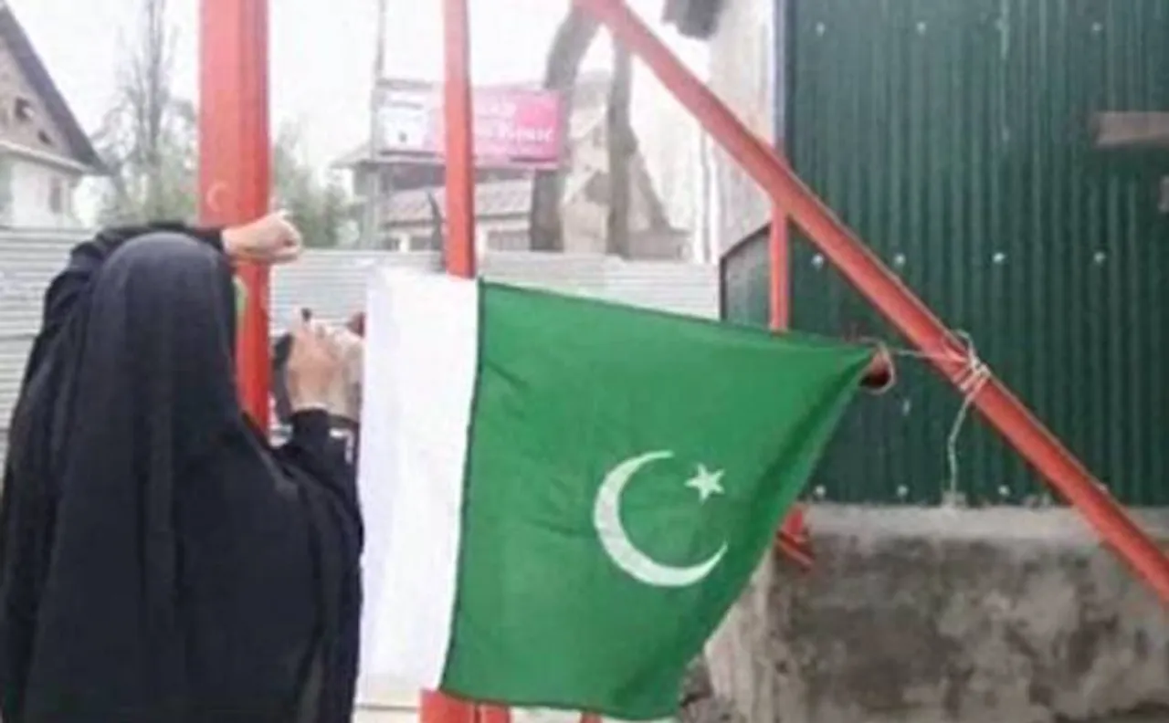 Pakistan Day: Asiya Andrabi's radical women outfit hoists Pakistani flags in Srinagar