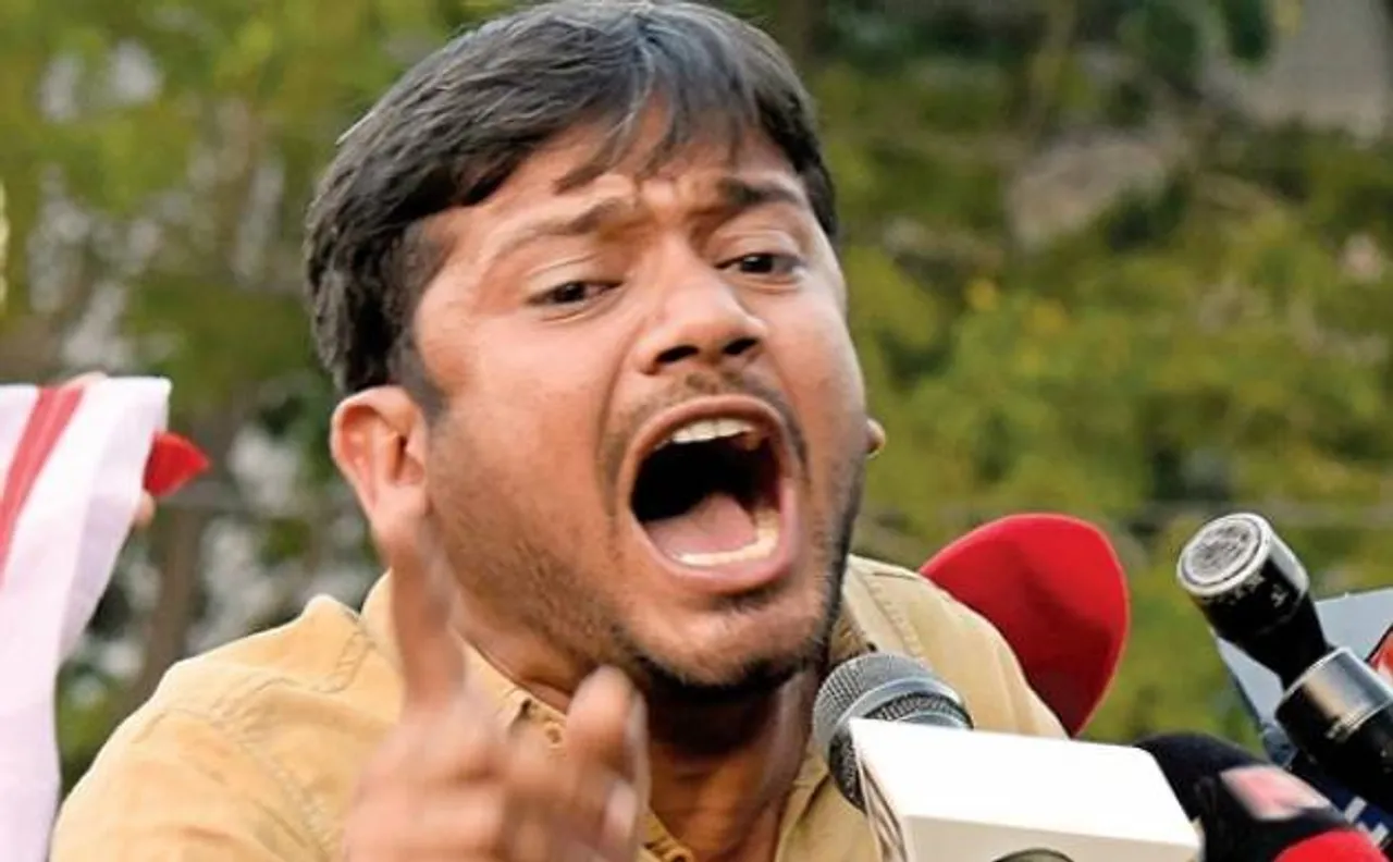 Shoe hurled at JNU president Kanhaiya Kumar in Hyderabad