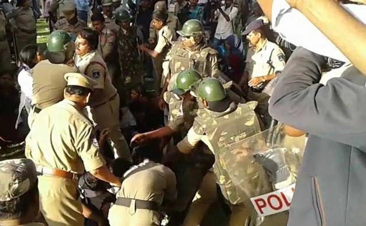 Hyderabad Central University row: Demand for immediate release of arrested students