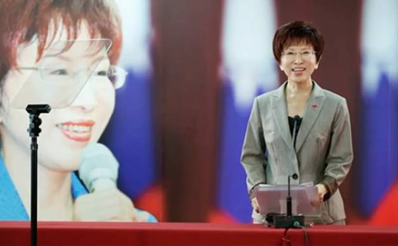 Taiwan's Nationalists elect their 1st female leader