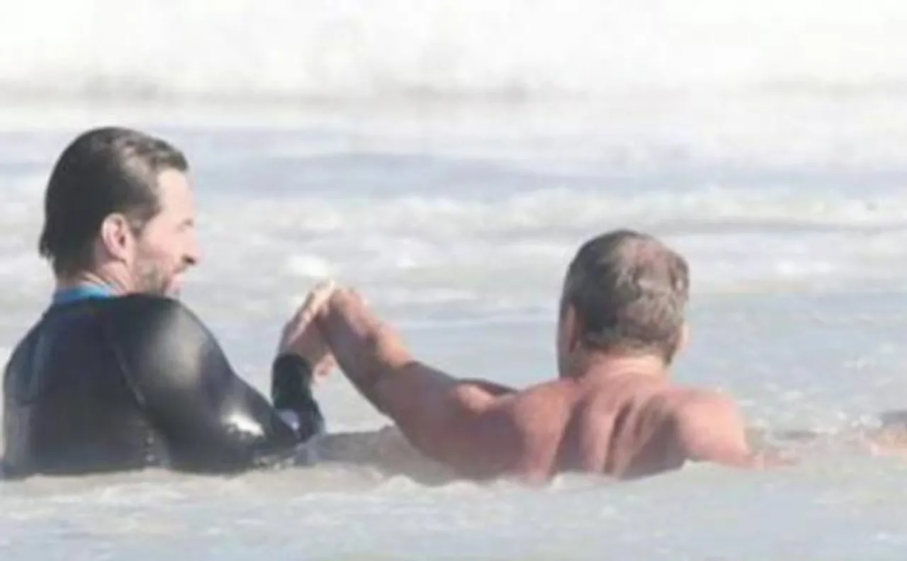 Hugh Jackman rescues son, swimmers at Bondi Beach