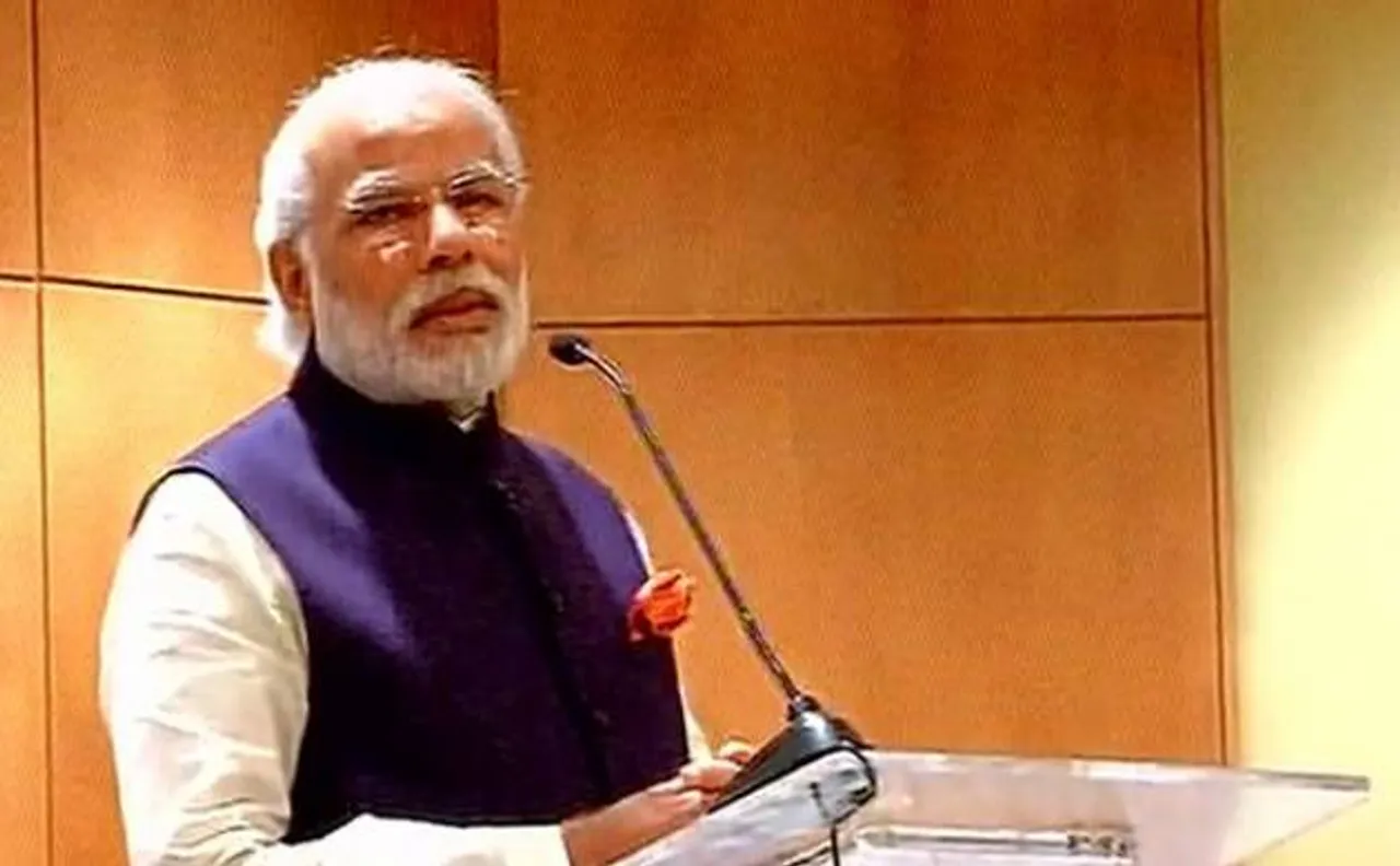 PM Narendra Modi meets Indian community in Saudi Arabia