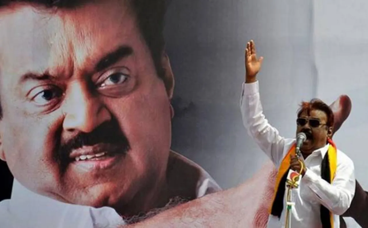 Vijayakant expels 10 DMDK functionaries after they openly oppose alliance with PWF