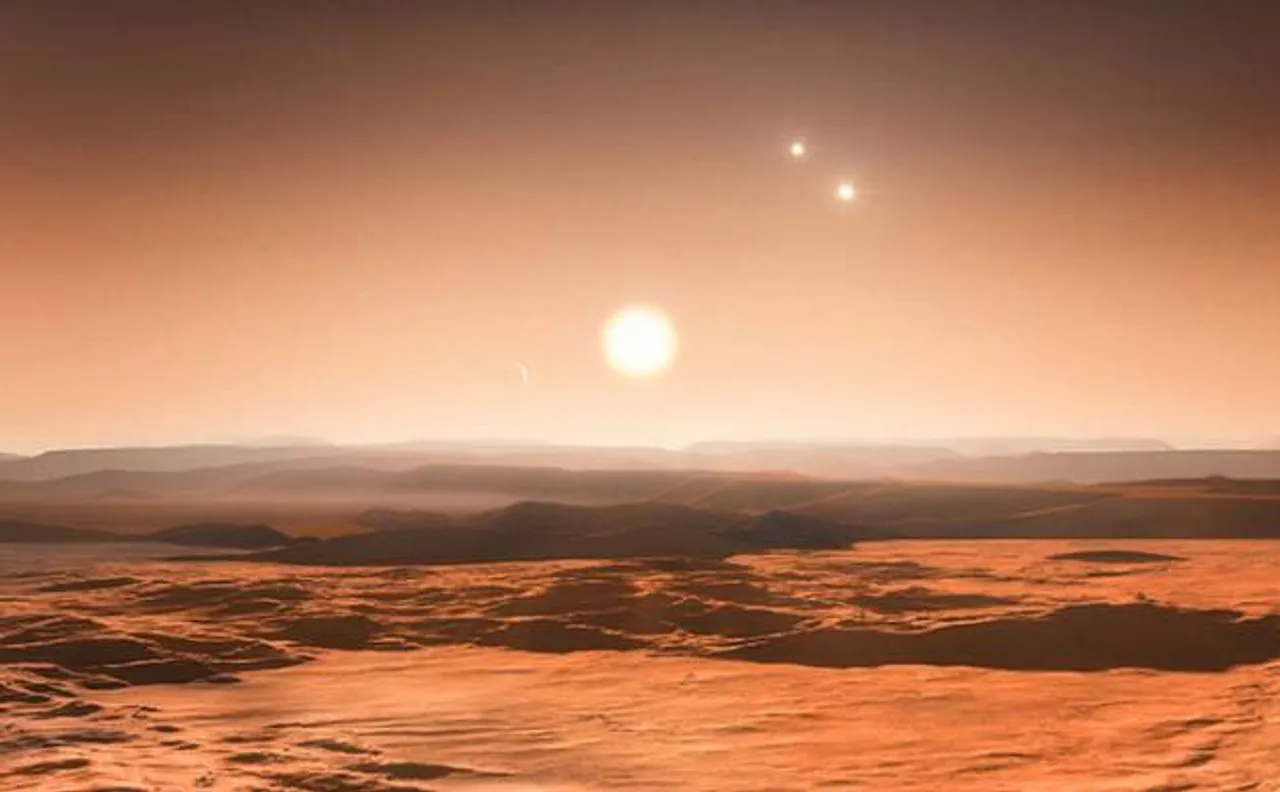 New exoplanet discovered with three shining suns!