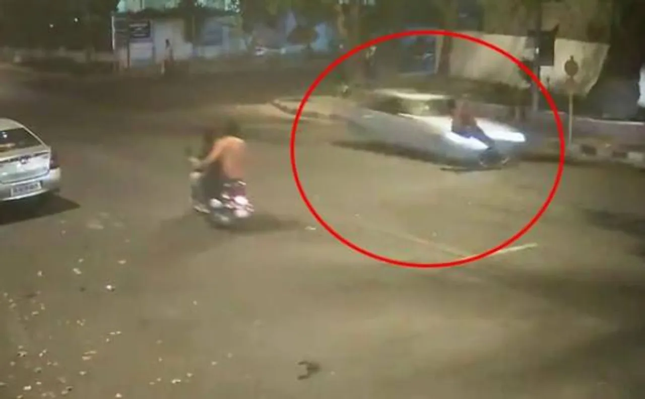 Mercedes hit and run case: Juvenile kills 32-year-old man, family releases CCTV footage