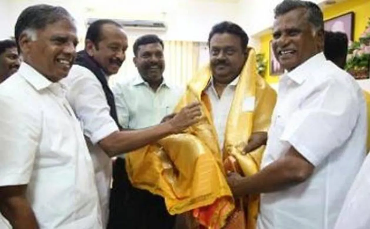 New rainbow coalition as GK Vasan's TMC joins DMDK-PWF combine