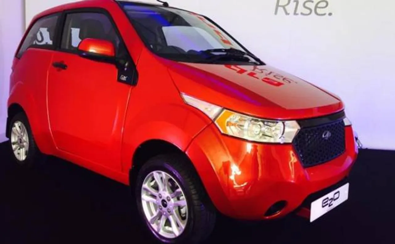 Mahindra launches electric car 'e2o' in UK