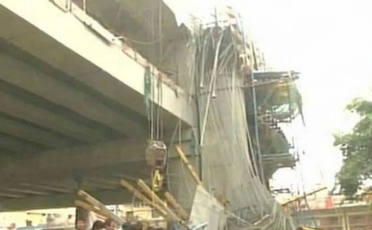 Lucknow Metro shuttering collapses; 8 hurt, no loss of life