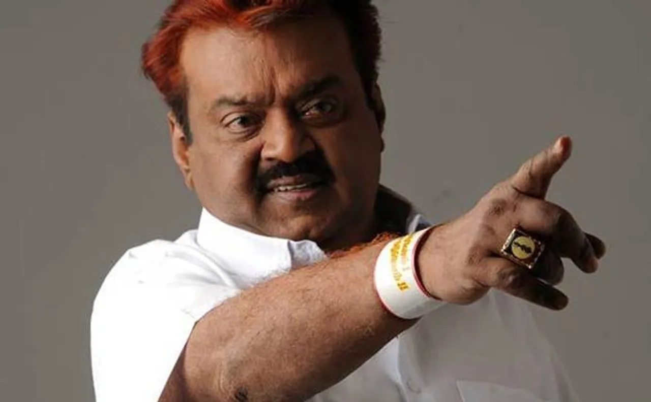 Video of DMDK chief Vijayakanth gesturing at scribes goes viral