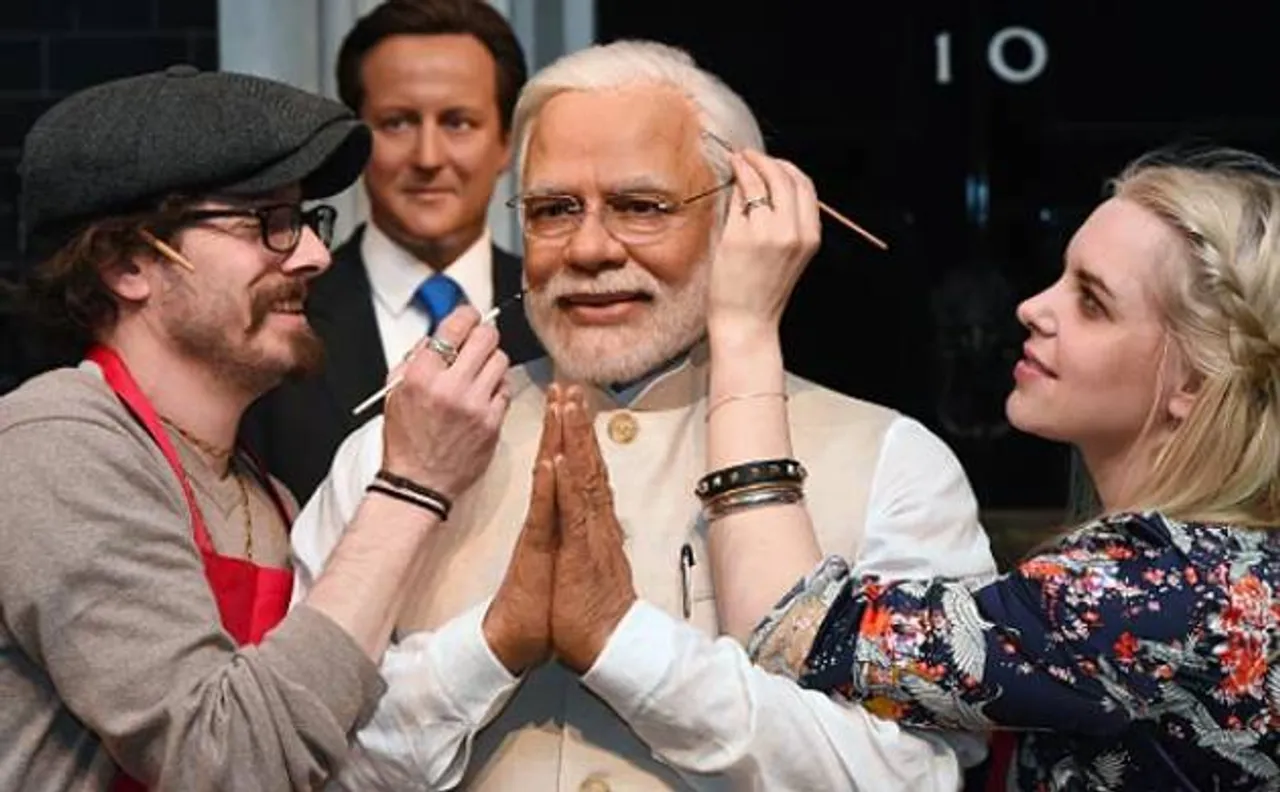 Narendra Modi takes his place at Madam Tussauds