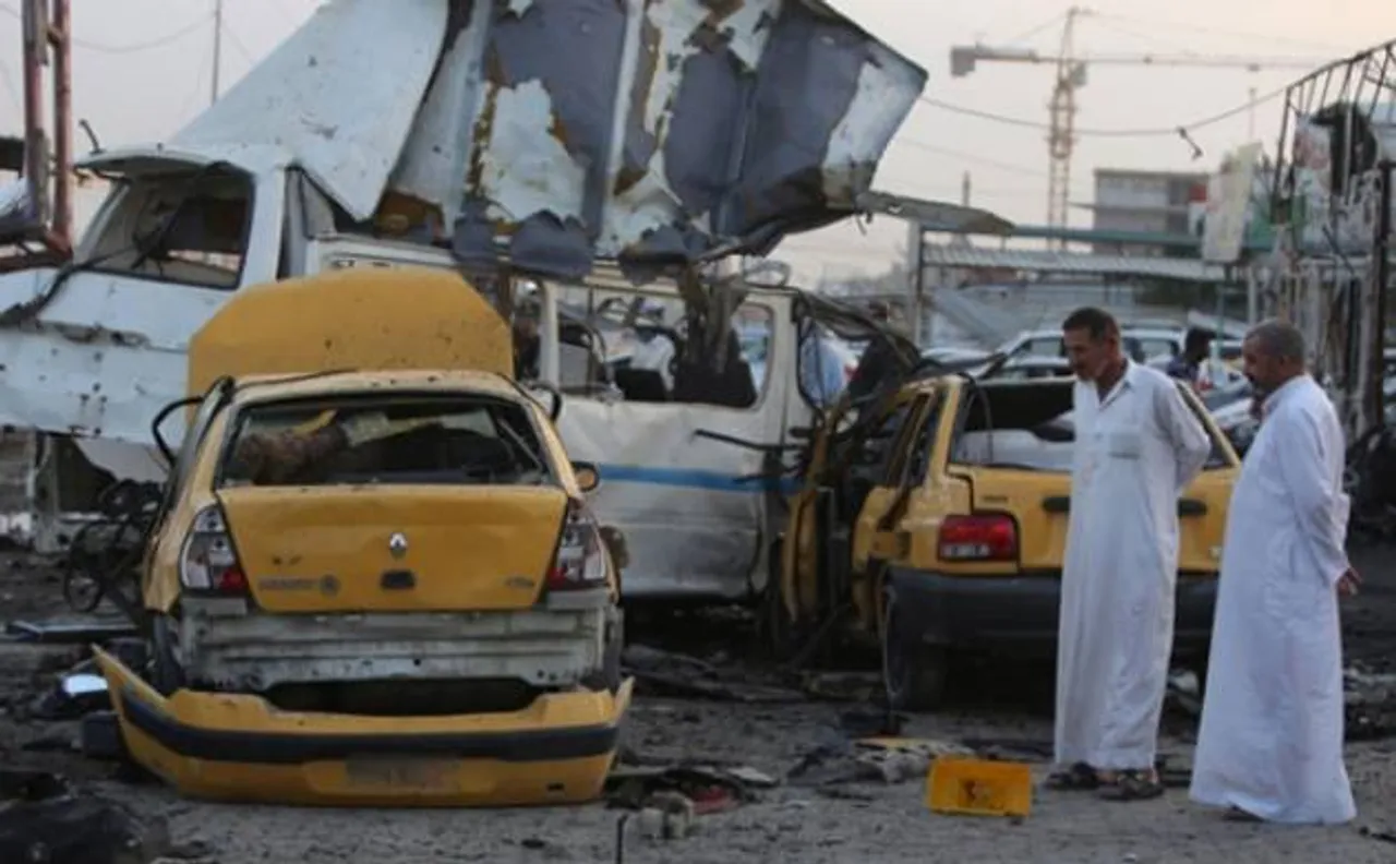 Bombing against pilgrims kills 23 in Iraq as hundreds protest