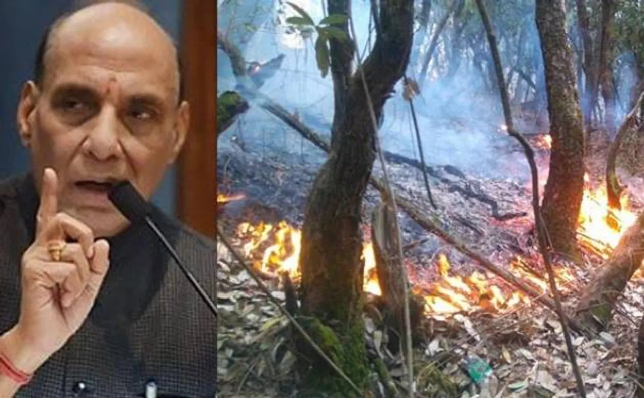Rajnath Singh reviews forest fire situation in Uttarakhand