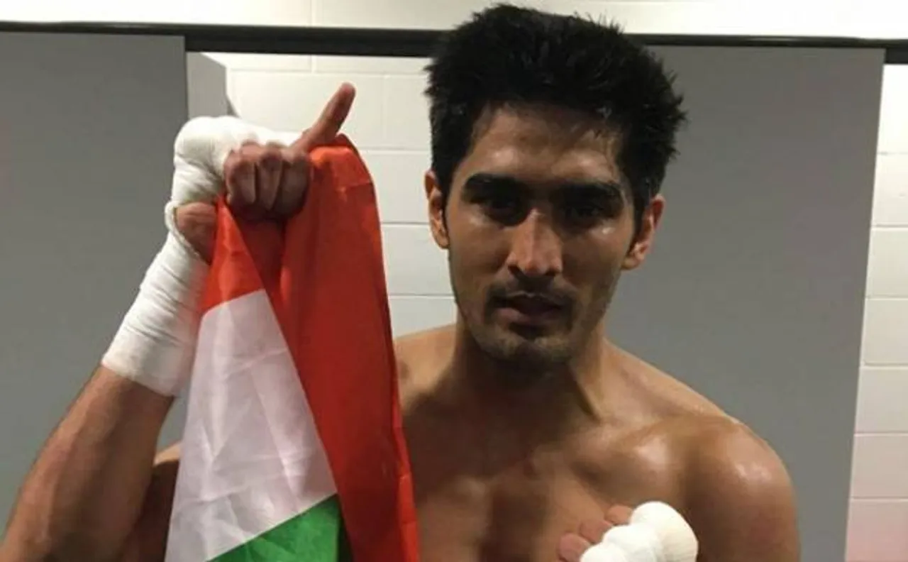 Hoping to carry momentum into fight in India: Vijender Singh