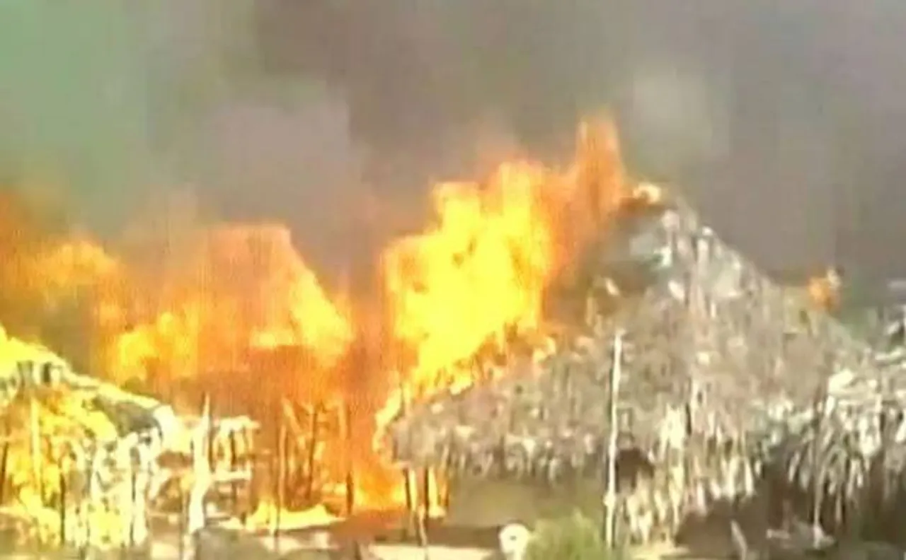 Over 250 shanties gutted in Gurgaon fire
