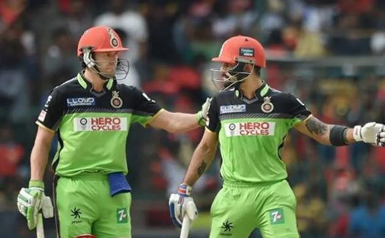 De Villiers, Kohli hammer Lions as RCB win by record 144 runs