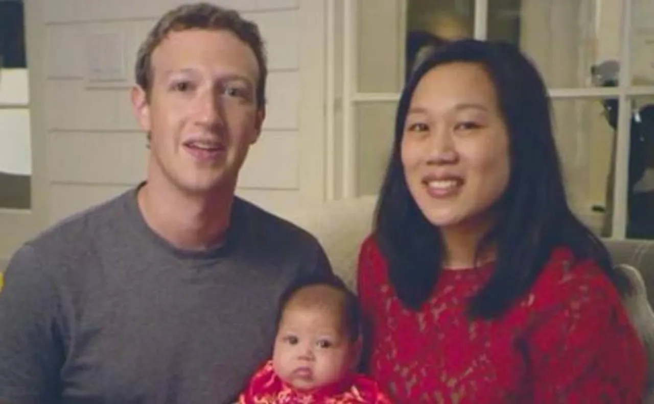 Facebook CEO Mark Zuckerberg celebrates 32nd birthday with Max