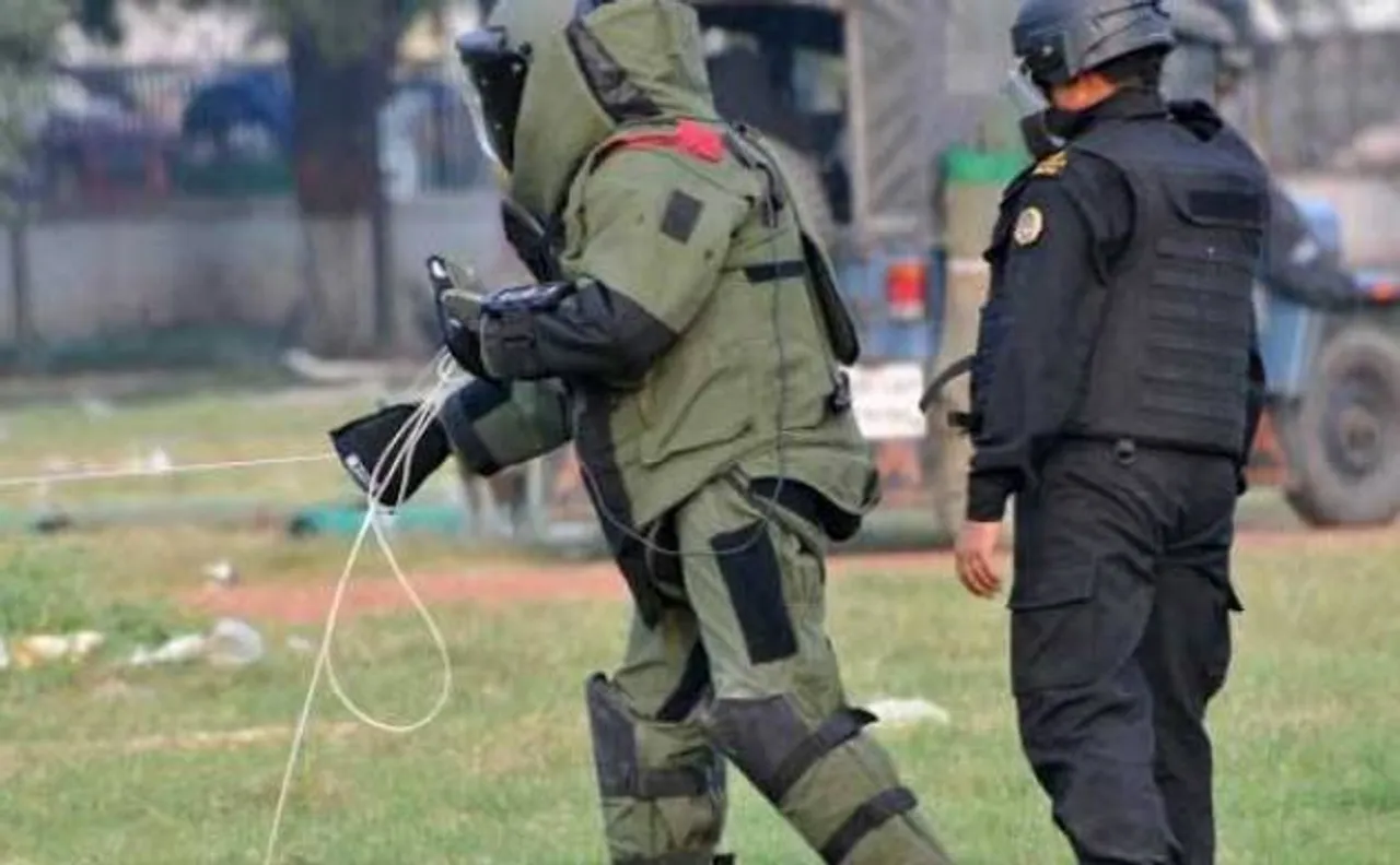 UK police commissioner calls for inquiry into fake bomb at sports stadium