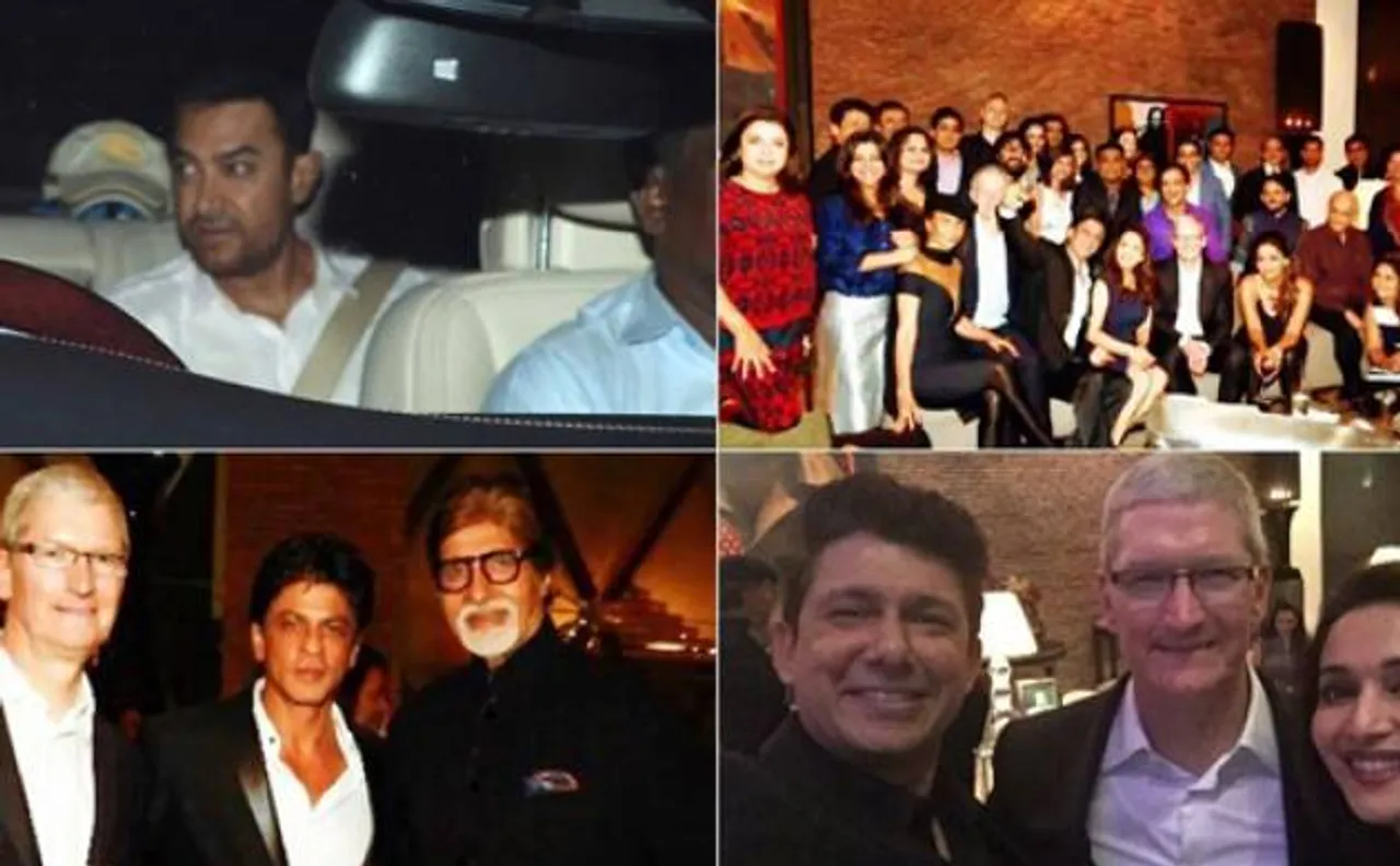 Shah Rukh Khan hosts dinner for 'rockstar' Tim Cook