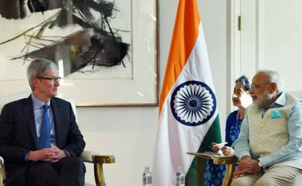 Apple's Cook meets PM Narendra Modi; discusses manufacturing possibilities