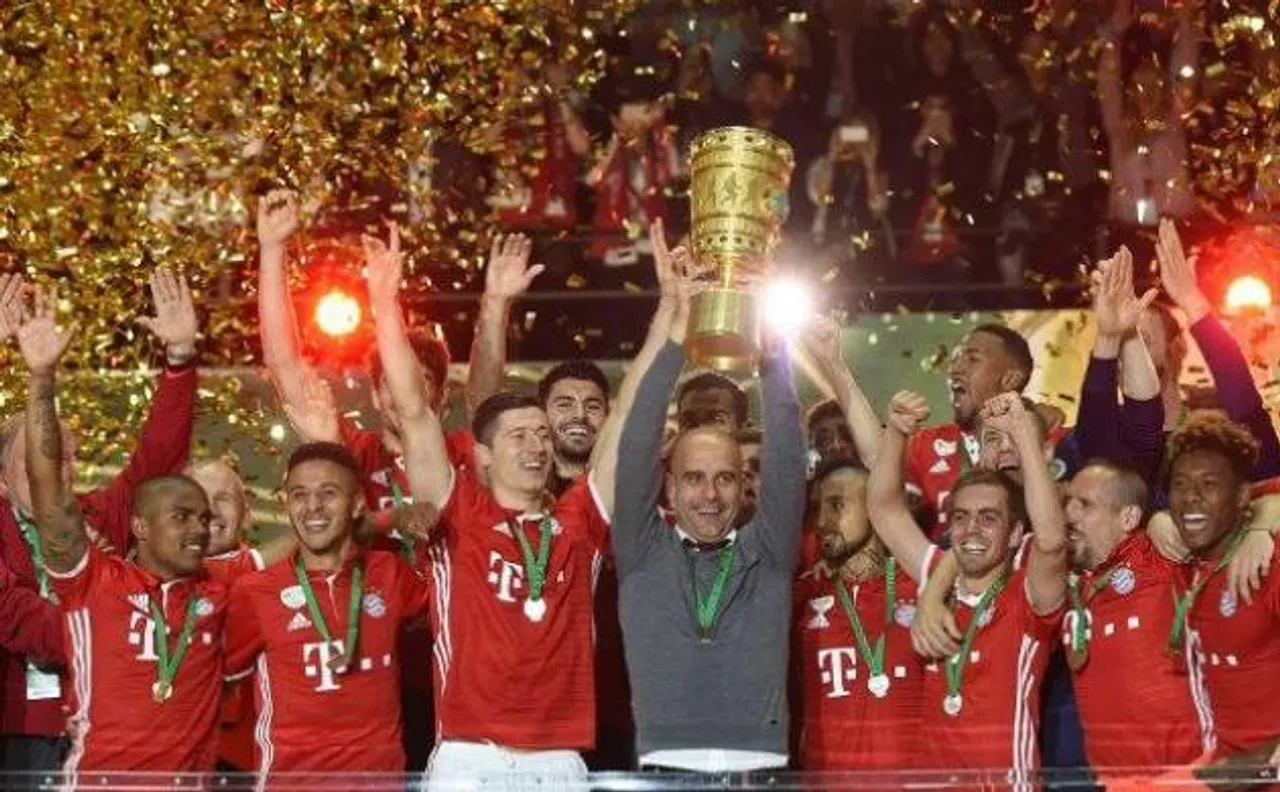 Bayern Munich clinch German Cup on Guardiola farewell