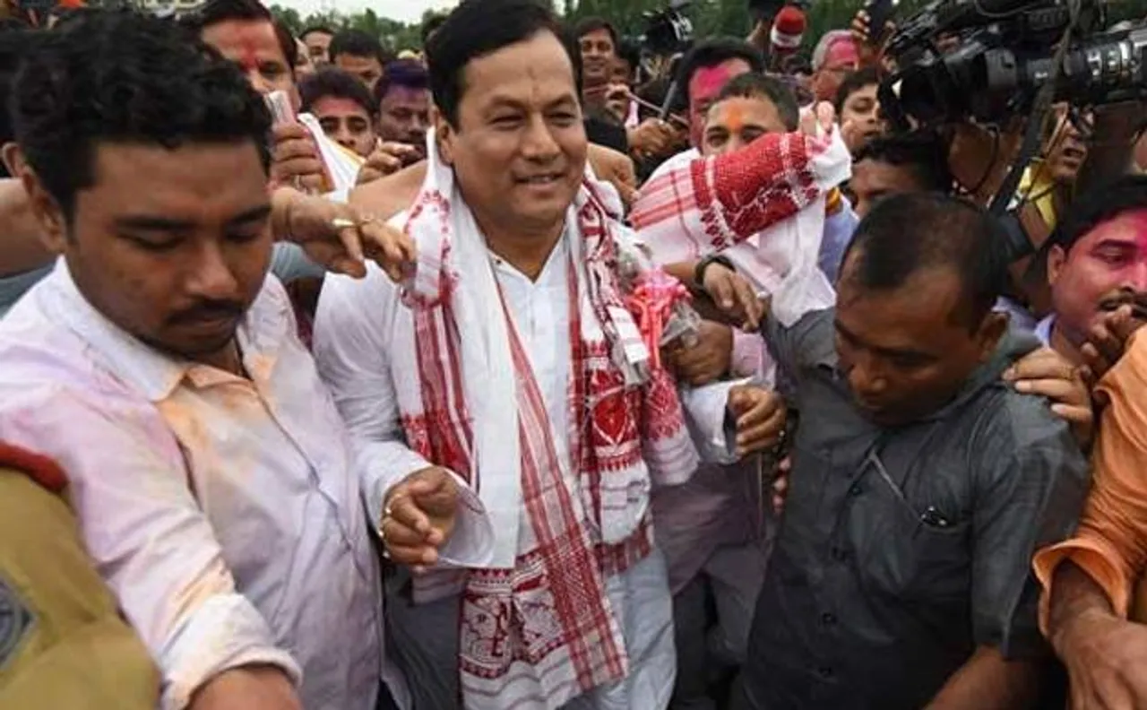 Sonowal resigns as Union Minister, to take oath as CM on Tuesday