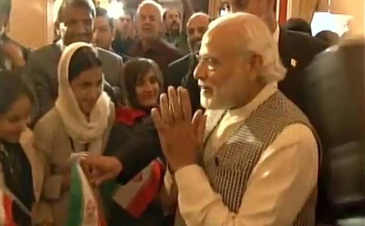 Modi's two-day Iran visit Live: PM meets school kids in Tehran