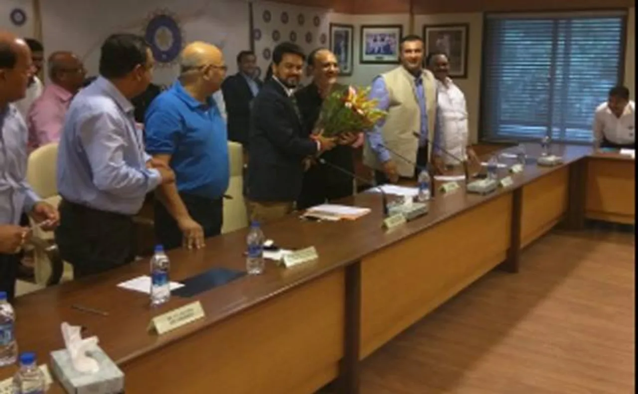 Anurag Thakur elected as the new BCCI President