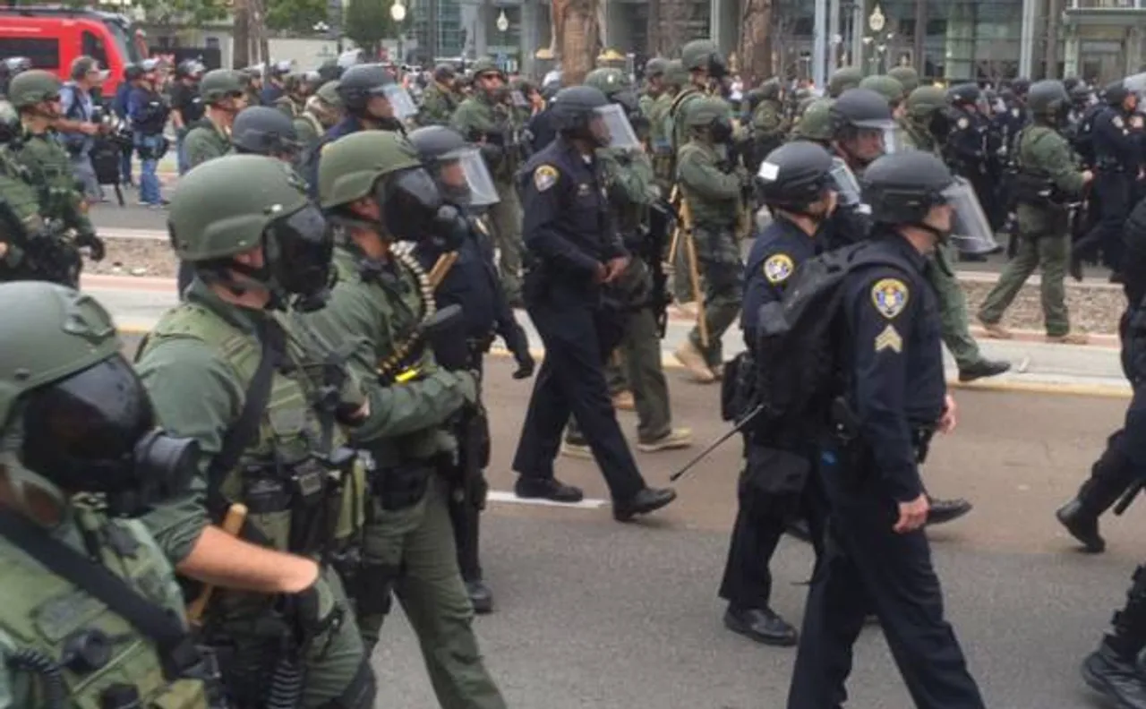 Donald Trump supporters, protestors clash in San Diego, 35 arrested