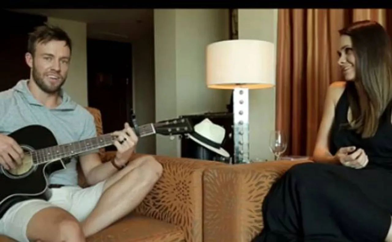 Anything he canâ€™t do! AB de Villiers plays guitar like a pro  