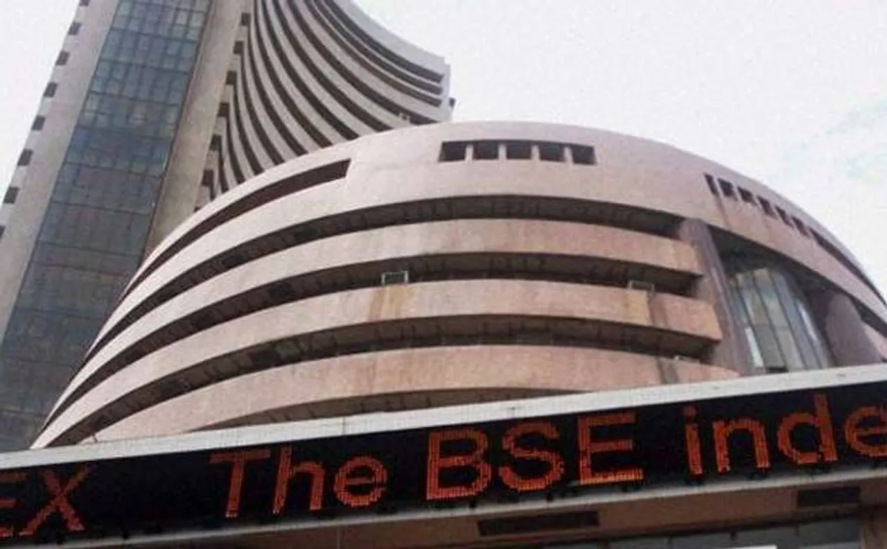 Sensex slips 58 points, but scores third straight monthly gain