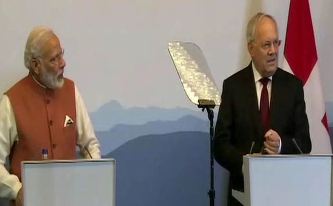 PM Narendra Modi, Swiss President deliver joint statement in Geneva