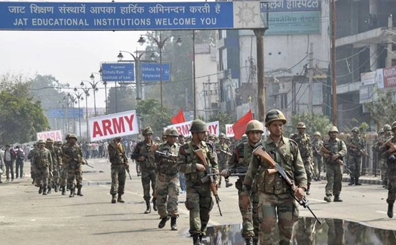 Jat quota agitation: Security tightened in Delhi-Haryana border areas as protests resume