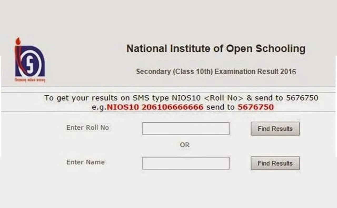 NIOS Board 10th Result 2016: NIOS Class X (Secondary) exam results to be declared today at 3pm, check @nios.ac.in