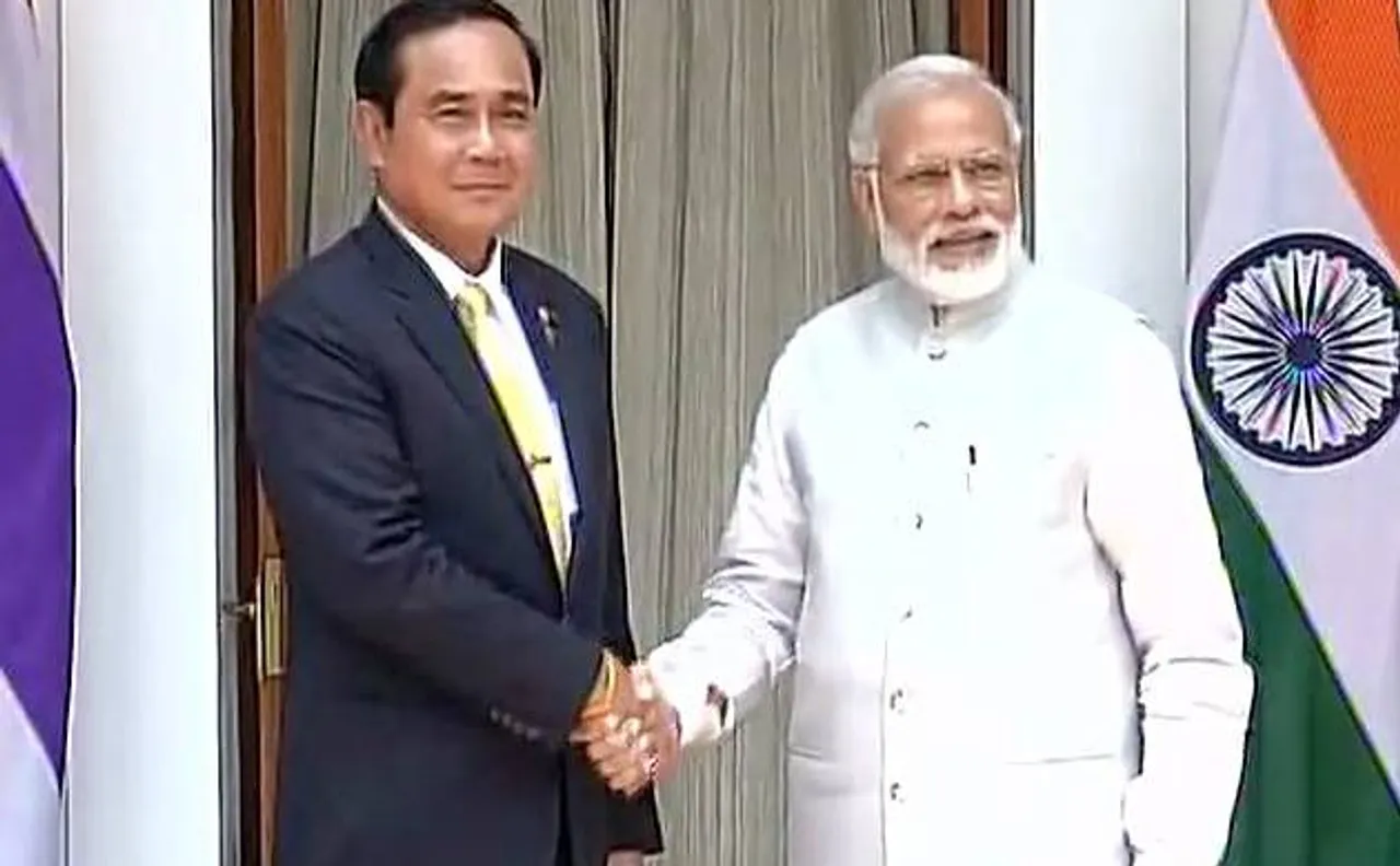 Thailand PM Prayut Chan-o-cha meets PM Narendra Modi in Delhi