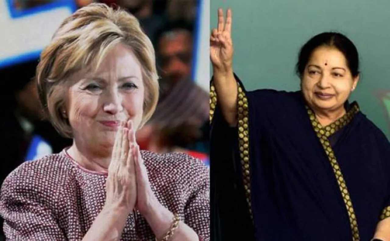 Jayalalithaa greets Hillary for becoming first woman president nominee
