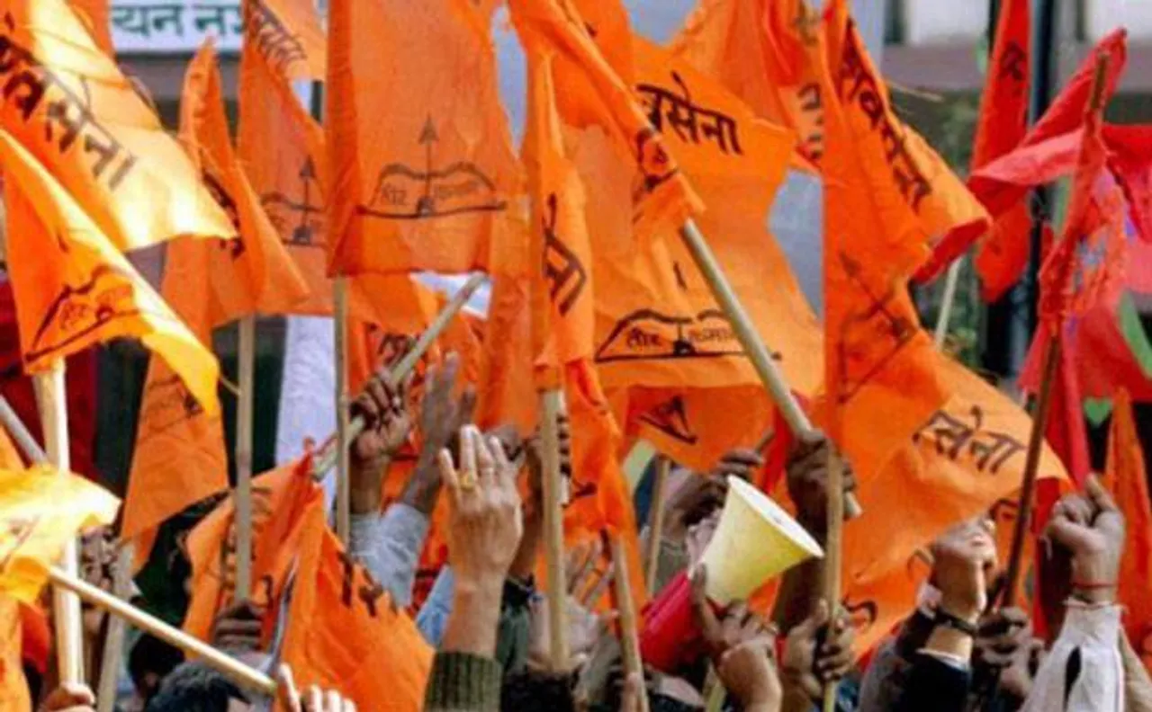 Video shows Shiv Sena MLA raising his hand at a woman