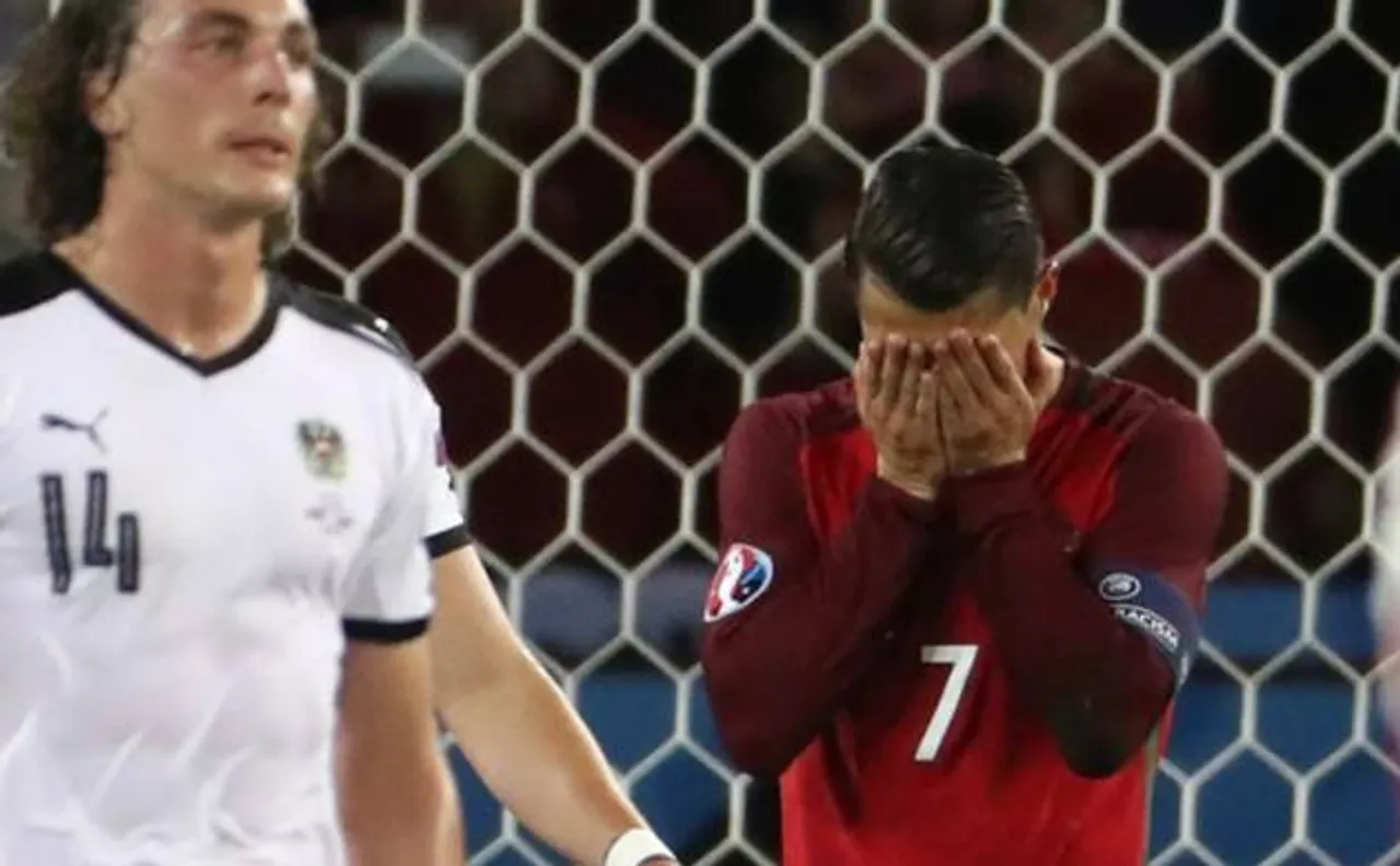 Euro Cup 2016: Record chasing Cristiano Ronaldo fluffs; becomes target