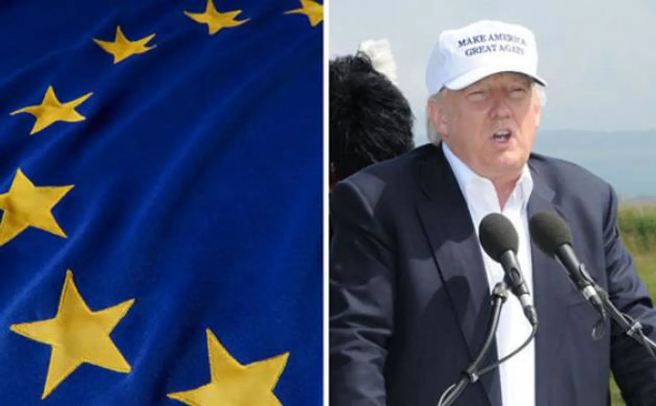 Protesters storm Donald Trump golf course in Scotland