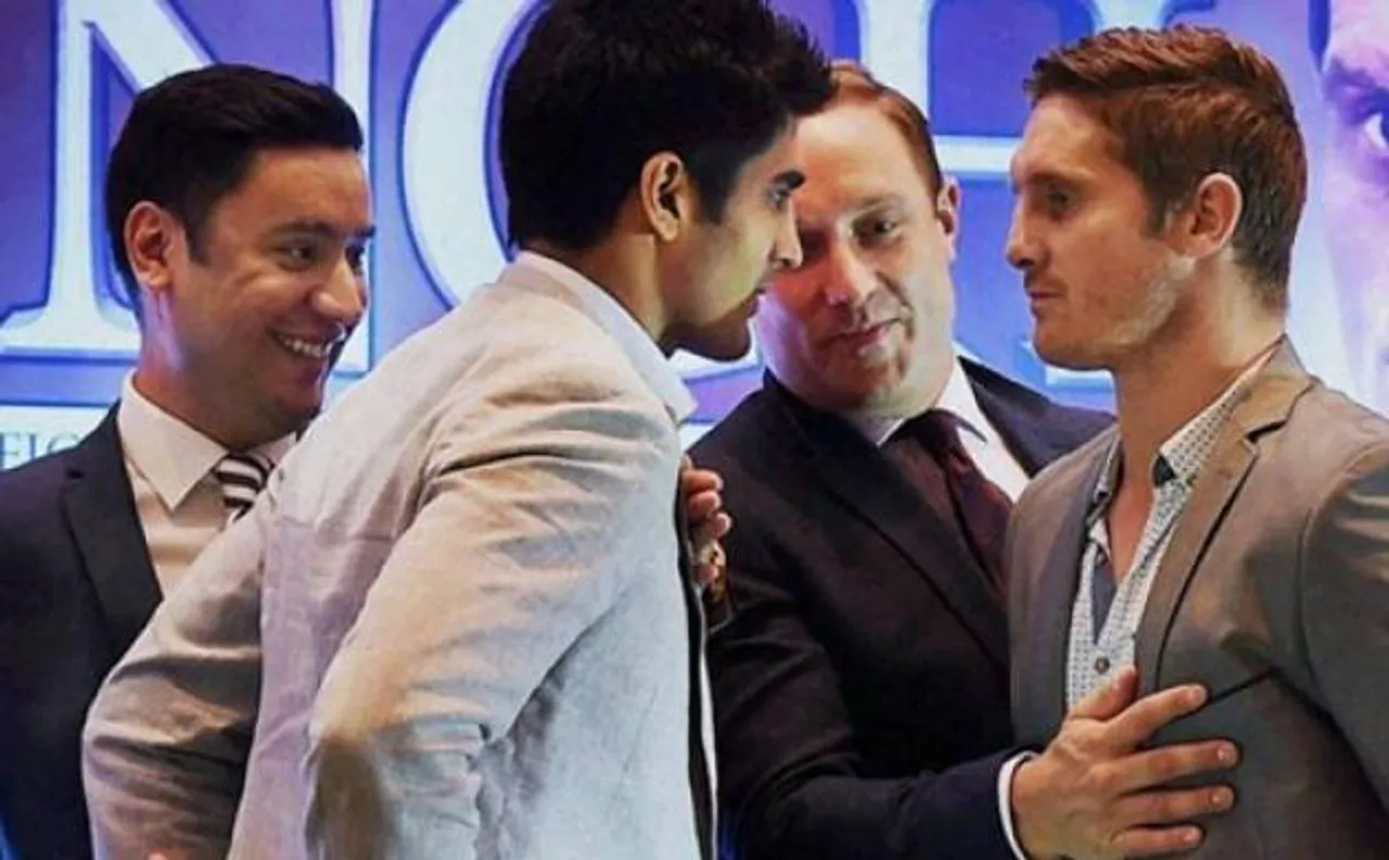 Vijender Singh is an amateur, not in my league, says Kerry Hope