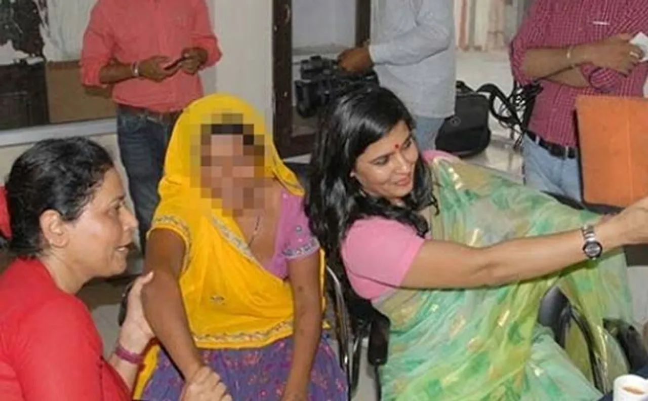 Shocking! Rajasthan SCW member clicks selfie with rape survivor