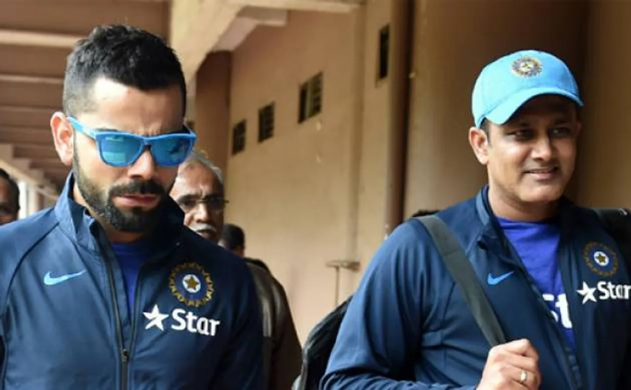 Anil Kumble on first mission; Team India departs for West Indies