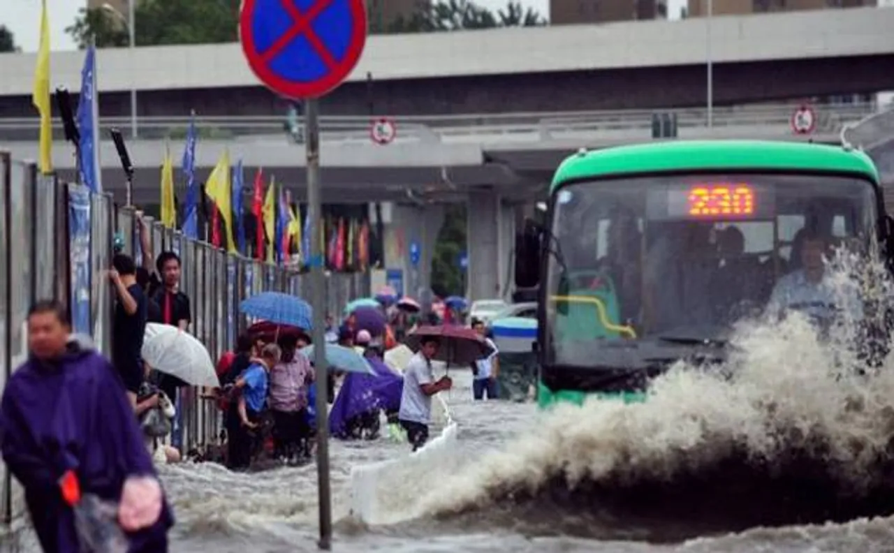 Heavy flooding in China leaves 181 dead or missing