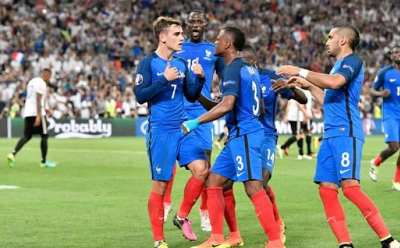 Griezmann double sets up France-Portgual Euro Final